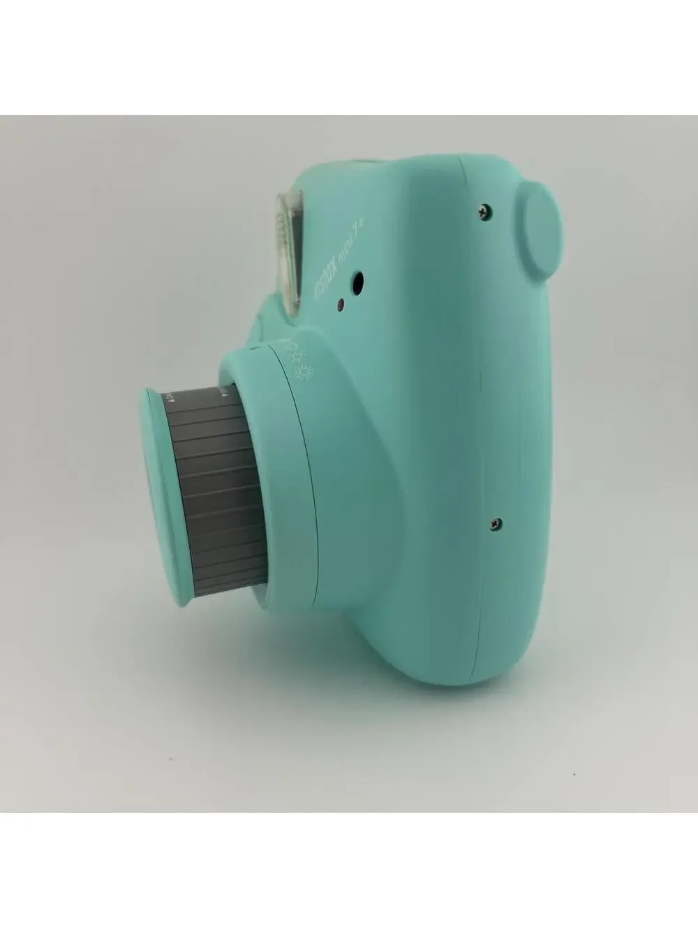 Fujifilm Instax Mini 7+ Plus Instant Camera Teal- Camera Only. Tested & Working